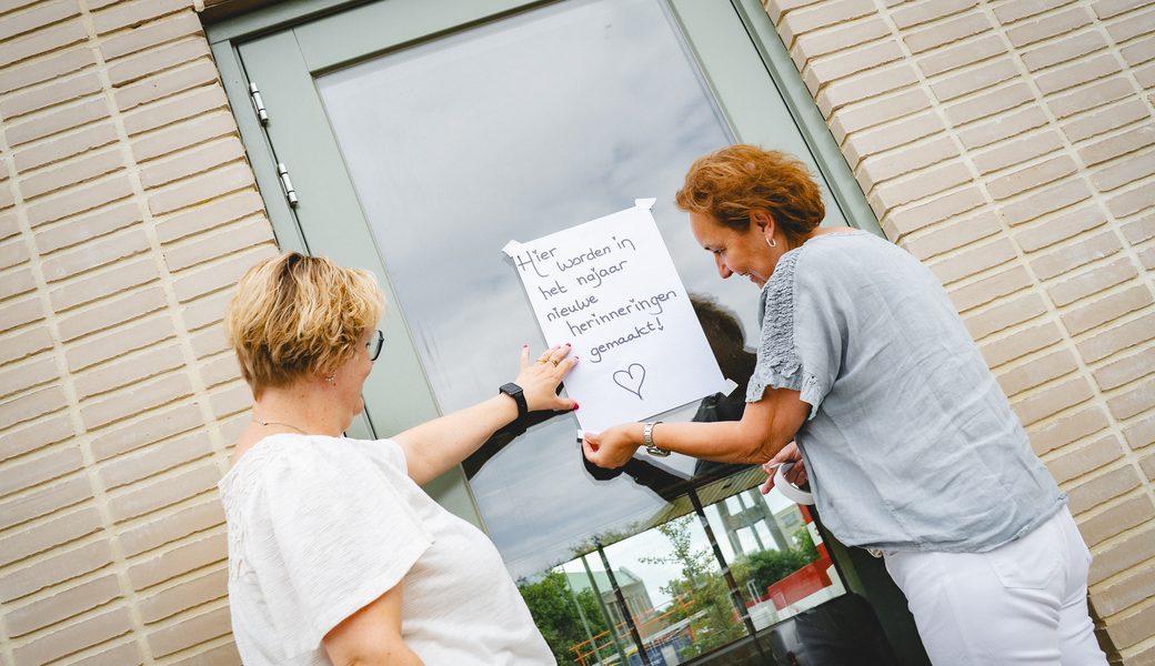 Verbouwing van de nieuwe locatie van Hei Same